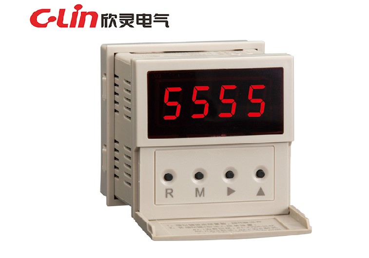 Xinling JDM9-4 (button type) (NC format can be set) digital display counting relay