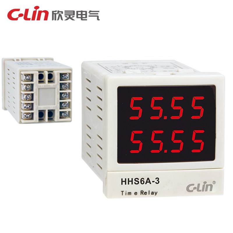 C-Lin HHS6A-3 time relay is countdown power outage memory HHS6A board rear wiring