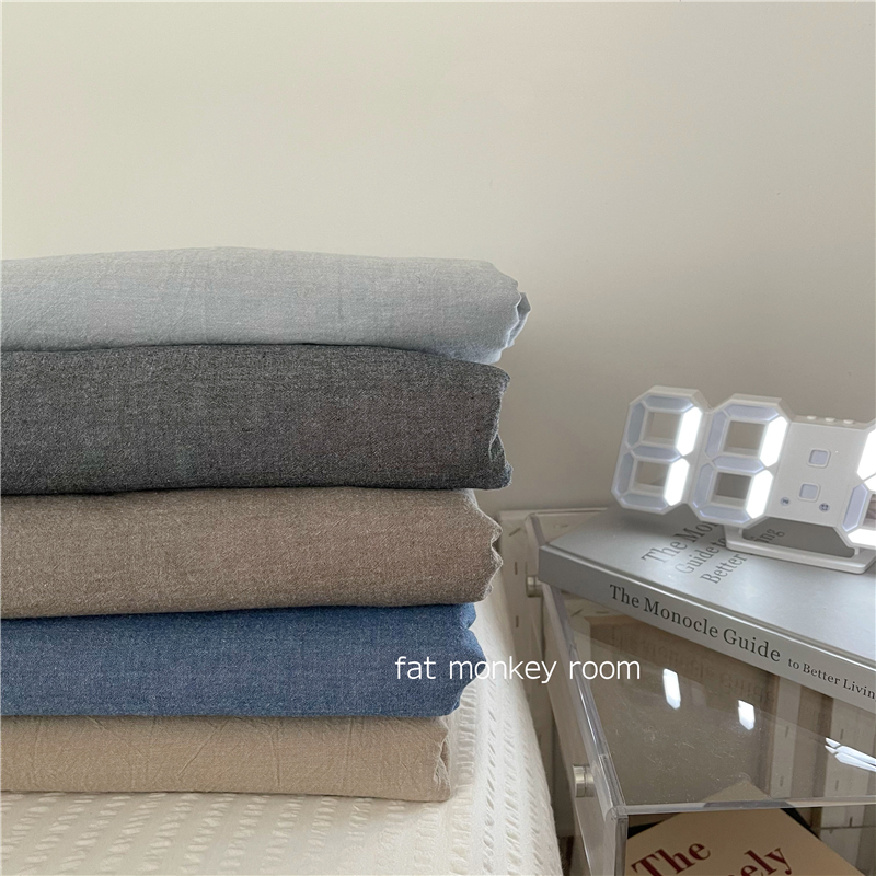 Cold cold sheet in cotton wash cotton cold cold series pure color four seasons comfortable air - breathable single - double bed
