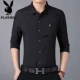 Playboy kinh doanh áo sơ mi in hoa cộng với nhung dày nam dài tay Áo hoa mỏng miễn phí phiên bản Hàn Quốc hot