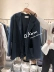 Q home Dongdaemun Hàn Quốc mua cho phụ nữ mùa xuân và mùa hè thoải mái với chất liệu cotton và áo blazer trắng dài tay - Business Suit