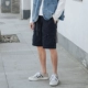 Mùa hè 2020 mới màu rắn dụng cụ phong cách quần short nam quần năm điểm xu hướng quần giữa Hàn Quốc quần rộng giản dị - Quần làm việc
