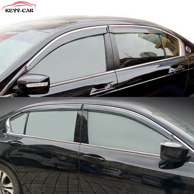Suitable for seven generations of eight generations of nine Gen Yaakaku car window clear rain and rain plate retrofit special injection moulding bright strip rain brow