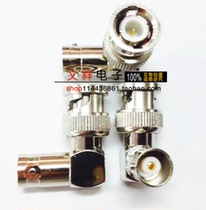 BNC head male to female elbow 90 degree right angle monitoring plug 50 ohm all copper plated Quality assurance