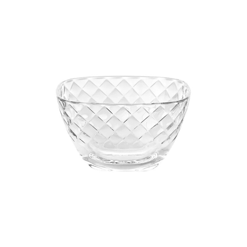 VIDIVI gstripe fruit bowl-Italian imported glass small food fruit hopper salad snacking tray