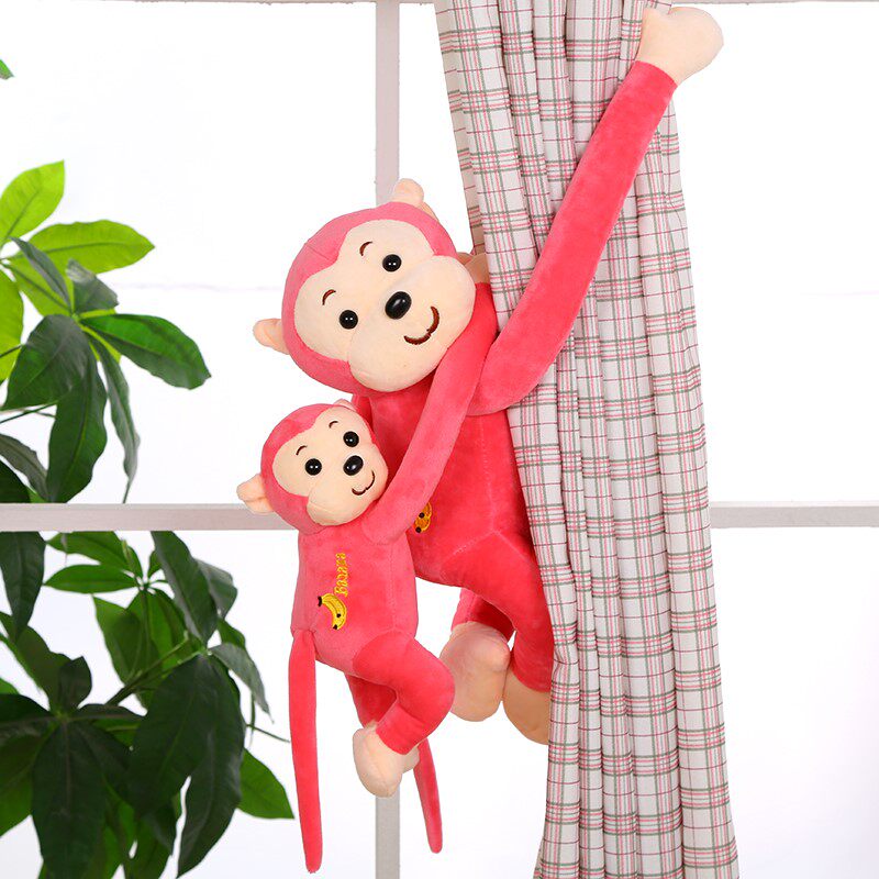 New Cartoon Creative Monkey Doll Curtain Buckle Curtain Clip Strap Cute Curtain Accessories Birthday Gift