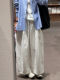 Casual Workwear Wide-Leg Pants for Women, Summer Thin High-Waisted Loose Fit, Slimming Scimitar Pants, 2026 Style, Drapey Long Trousers