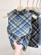 Retro Sexy Style Half-High Collar Smudged Plaid Vest for Women in Summer Chic Slim Fit Non-Contrasting Style Sleeveless Top for Outer Wear
