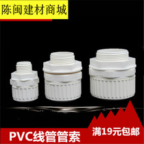 United plastic PVC flame retardant insulation electrical set pipe fittings 16 20 25 32 corrugated pipe cable box connection pipe joint