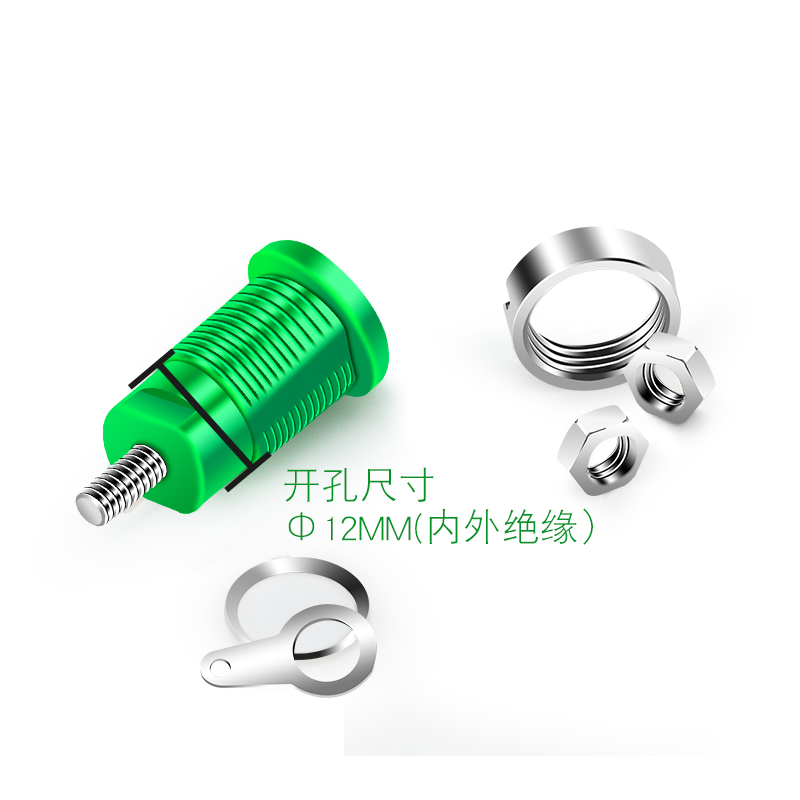 Huijun chất lượng cao cao áp ổ cắm bảng điều khiển an toàn kiểu 4mm chuối lỗ 32a hiện bài connector