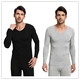 Quần lót nam modal cotton bó sát bó sát dài tay áo đơn áo mùa thu siêu mỏng quần áo phù hợp với áo len cotton áo giữ nhiệt uniqlo