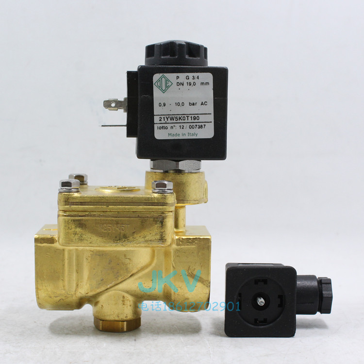 蒸汽电磁阀 21YW5K0T190 黄铜丝扣两通6分现货220v 24v