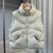 Duvet waistbat 2024 весна осень новая 90 белая утка sude корейская версия Fashion иностранные газовые европейские товары легкая и стройная жилетка