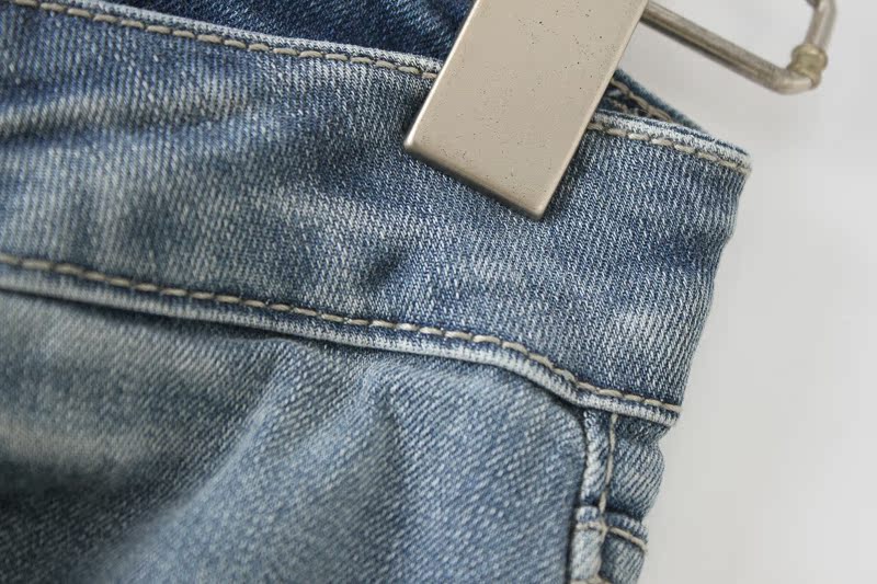 J7 quần áo trẻ em gái mùa xuân và mùa thu quần trẻ em lớn trẻ em mới sequin denim mỏng đáy quần dài quần jean bé trai xuân hè
