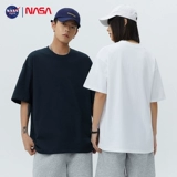 Хлопковая брендовая футболка с коротким рукавом для школьников, в американском стиле, оверсайз, высокий воротник, короткий рукав