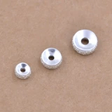 Колесо, четки из круглых бусин, браслет из кварца, кварц, бусины, серебро 925 пробы