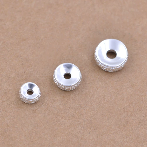 Колесо, четки из круглых бусин, браслет из кварца, кварц, бусины, серебро 925 пробы