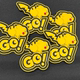 Pikachu Go Morale Stamp PVC Soft Glue Velcro armband 패치 배낭 패치