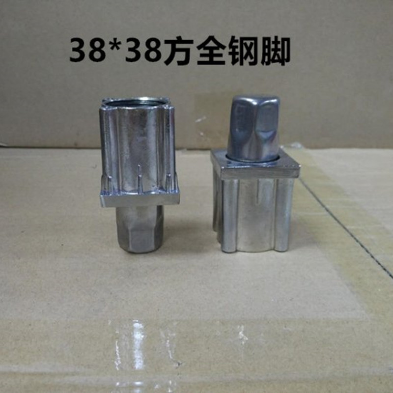Stove hoop with bullet foot dealer dining bar counter leveling steel foot shelf work platform 38 square tube all metal adjustment foot