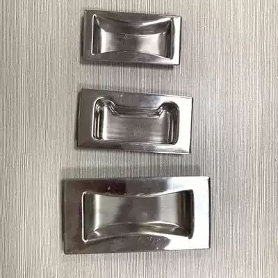 Large medium and small door kitchen utensils door hand square door pull small handle stainless steel kitchenware accessories secret handle