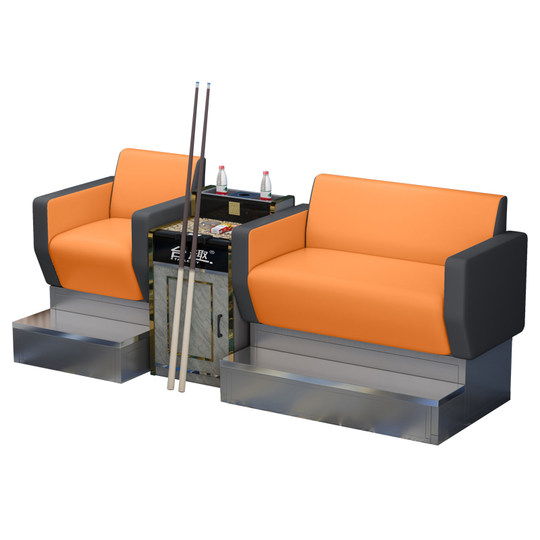 Sofá de resortes de alta gama, silla para observar pelotas, sofá de billar, silla para observar pelotas, sala de billar, sala de observación de pelotas, sala de billar, sofá especial para salón de baile
