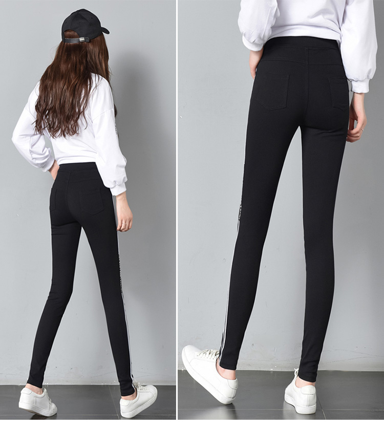 Lekuyou 2018 cao eo thun thun quần bó sát quần quần chân thư quần legging quần dài quần áo tập gym nữ