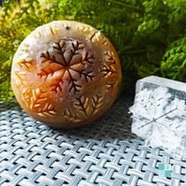 Custom diy handmade soap stamp pottery clay seal Christmas series stamp soap mould bulk promotional snowflakes