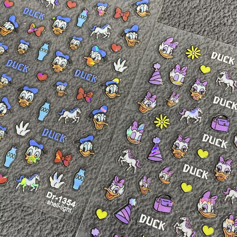 New Disney Donald Duck Daisy Embossed Nail Stickers Cartoon Water Cup Ccd Phone Case DIY Nail Stickers New Disney Donald Duck Daisy Embossed Nail Stickers Cartoon Water Cup Ccd Phone Case DIY Nail Stickers