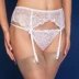 Aitalis mới tinh tế châu Âu và Mỹ garter ren gợi cảm mờ trắng đen đai đeo chân Nịt Tất