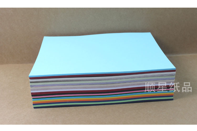A4 A4 bìa cứng màu dày 250g âm thanh nổi màu cứng hướng dẫn sử dụng sáng tạo thiệp chúc mừng album danh thiếp cắt giấy DIY - Giấy văn phòng giấy in văn phòng giá rẻ