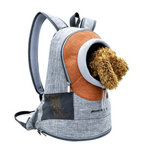 Pet backpack Cat bag Out of the shoulder bag Portable breathable chest outcrop cat school bag Small dog bag Pet bag