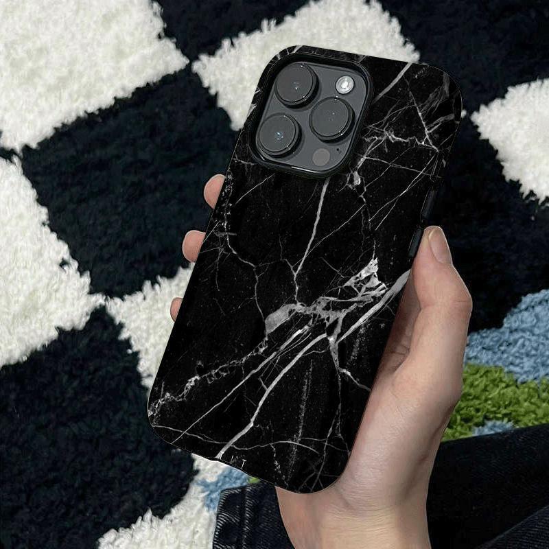 Marble Pattern iPhone Case Film Case Suitable for 17Pro/11/12/13/ iPhone 14 Apple 15Promax Phone Case 16Pro