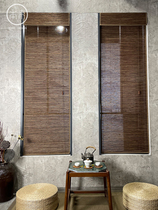 Ramie Curtain Lifting Curtain Roman Curtain Linen Folding Curtain Tea Room New Chinese B&B Zen Curtain Partition Sunshade