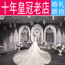 Une photo photo-photo du mariage et de la photo de la cérémonie de mariage de la photo de mariage du mariage de Wuhan capitale de la province du Henan (centre).