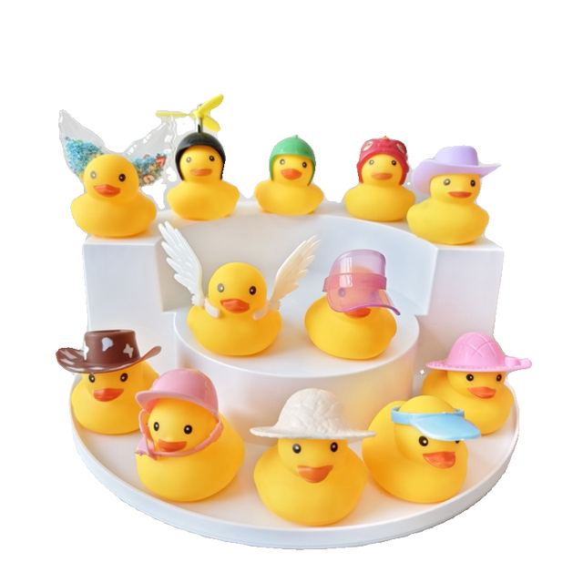 No. 8 duck plastic accessories DIY materials hat swing rocking chair swim skateboard toy decoration