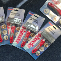 Pet comb dog beauty comb cat dog retreat comb steel needle comb dog brush cleaning supplies row comb dense tooth comb knot