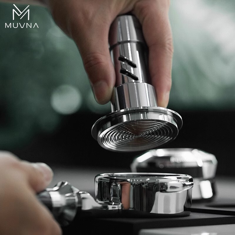 Muvna Italian Coffee Tamper Adjustable Constant Pressure Impact Tamper 58mm Tamper Hammer