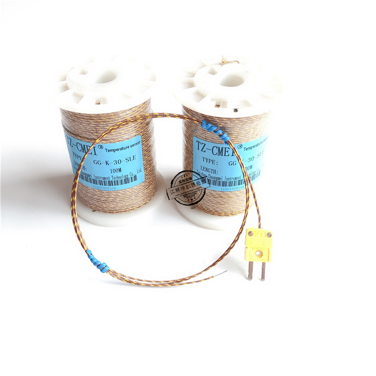 Thermocouple line 2 m K type with plug thermometric line gg-k-30-SLE catch-up line