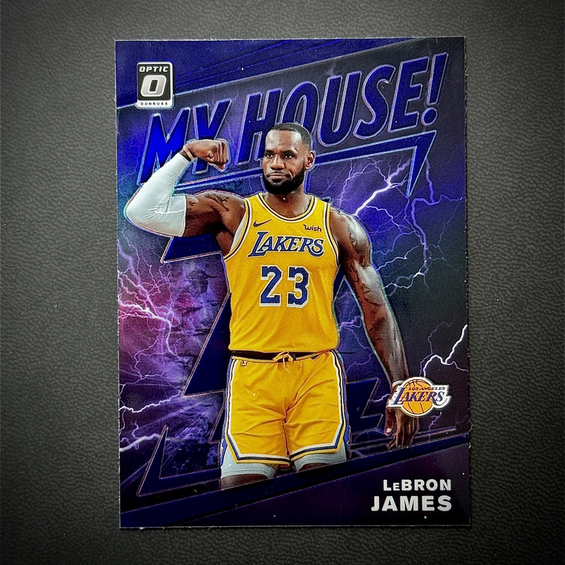 [Lebron James] Lakers Myhouse First Edition Purple Panini Optic Refractor Star Card