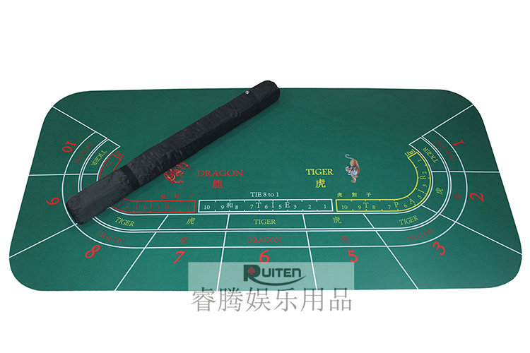 Hundreds Of Latte Dragon Tiger Sizes Dice Roulette 21 Points Rubber Tableclob Texas Poker Table Cloth Rubber Mat