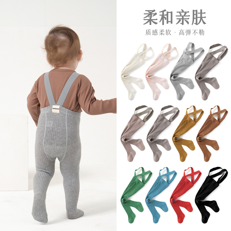 Baby Weightlifting Pants for Boys with Tights, High-Waisted Belly Protection, One-Year-Old Big Bottom One-Piece Pants, 6-12 Months, Spring and Autumn Style