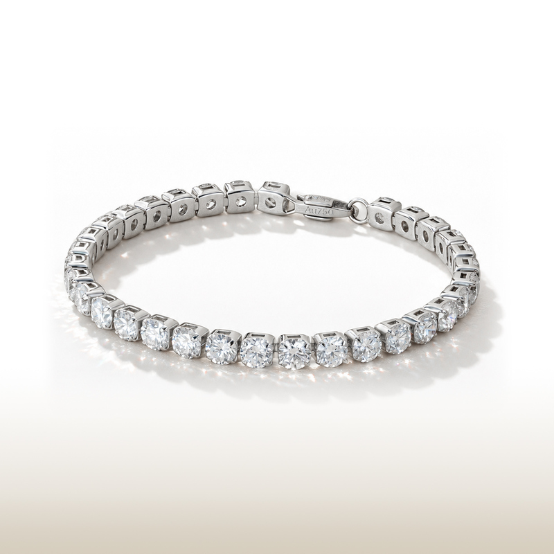 Eternal Heritage · Diamond Tennis Bracelet · Platinum Henan Cultivated Diamond Machine-Woven Chain Jewelry Carat Holiday Gift Eternal Heritage · Diamond Tennis Bracelet · Platinum Henan Cultivated Diamond Machine-Woven Chain Jewelry Carat Holiday Gift