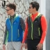 Jianye nam nữ thể thao dệt vest túi lớn vải đàn hồi cao khâu nhẹ áo mềm 7066 - Áo thể thao áo khoác sát nách nam Áo thể thao