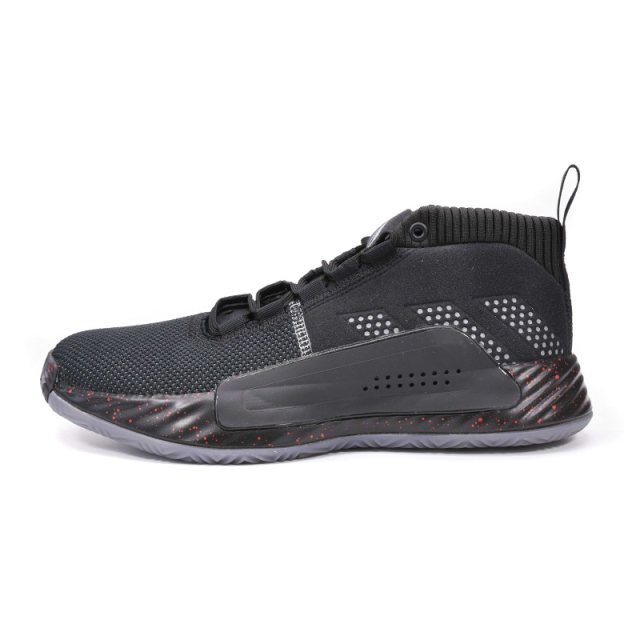 ADIDASDAME5 Lillard ລຸ້ນທີ 5 Black Warrior ເກີບບ້ວງຕົວຈິງ EE4054