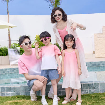 Dopamine Summer Seaside Holiday Beach Dress Parent-Child Dress — 4