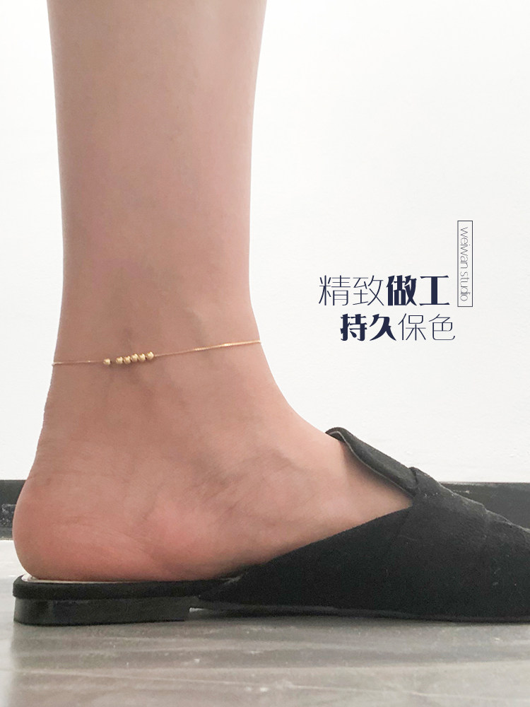 Chaine de cheville Femme OTHER   en Argenterie - Ref 3101438 Image 3