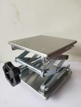 Old shop promotion stainless steel lifting platform 20cm manual control laboratory lifting platform up to 27