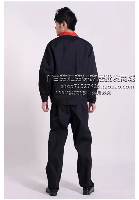 Bộ quần áo dài tay làm việc bằng vải bạt nam giới Dịch vụ bảo hiểm lao động sửa chữa tự động