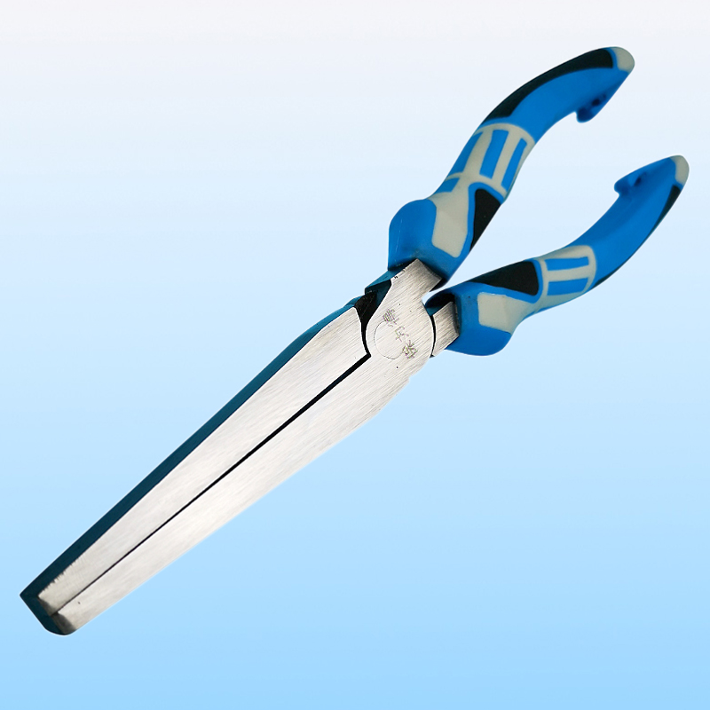 8cm laser welding auxiliary pliers flat mouth flat mouth No side word stainless steel luminous character bending pliers laser welding long pliers