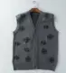 Mùa đông dày lên giữa và vest cũ đan áo len kích thước lớn mở 襟 坎 肩 áo len hở vai nam phù hợp với Tang áo vest khoác nam